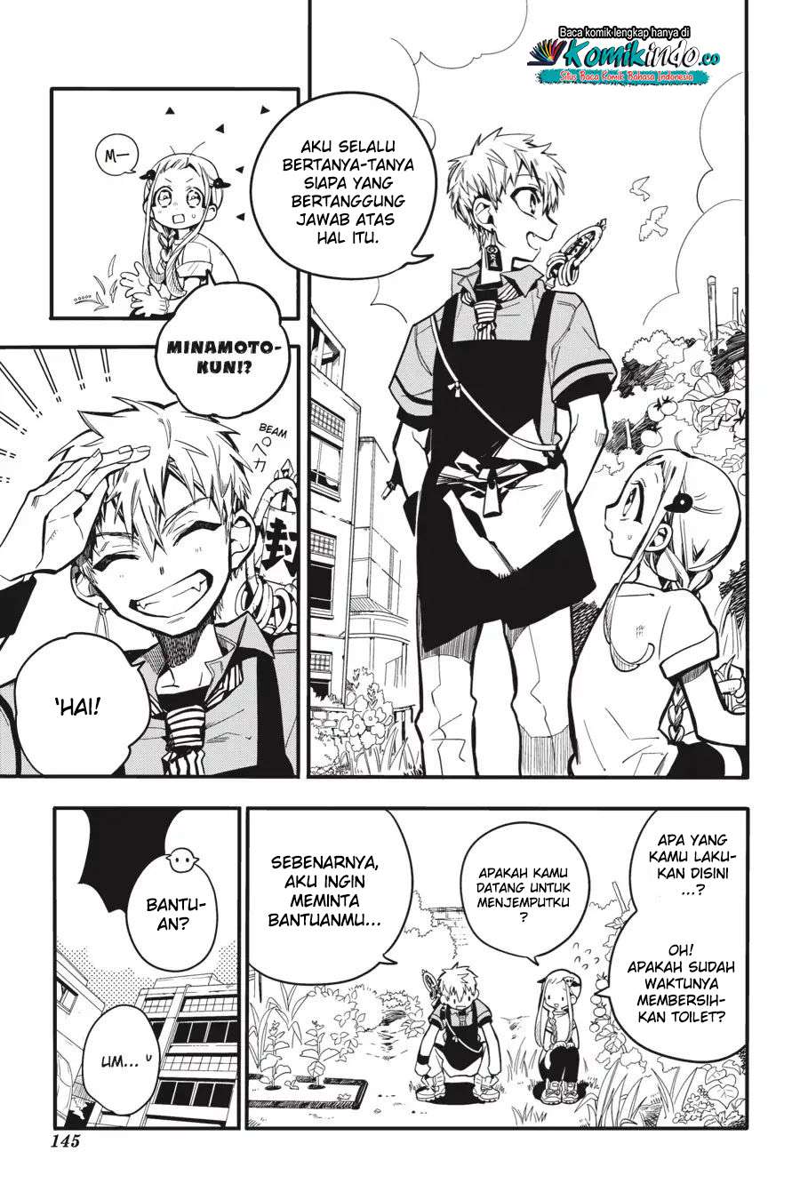 Jibaku Shounen Hanako-kun Chapter 15 Bahasa Indonesia